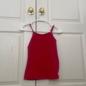 girls red tank top